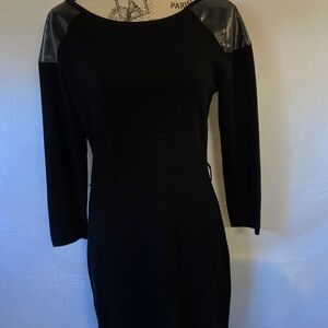 Elegant Black Long Sleeve Dress